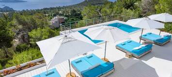 This Modern-style villa in Ibiza