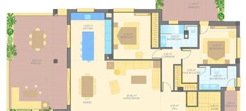 Duplex apartment for rent in Golden Mile