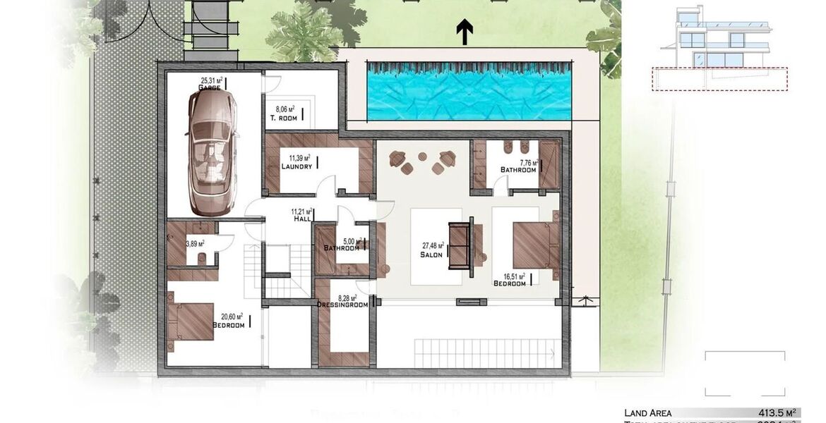 Villa moderne de 4 chambres à Río Verde avec piscine privée