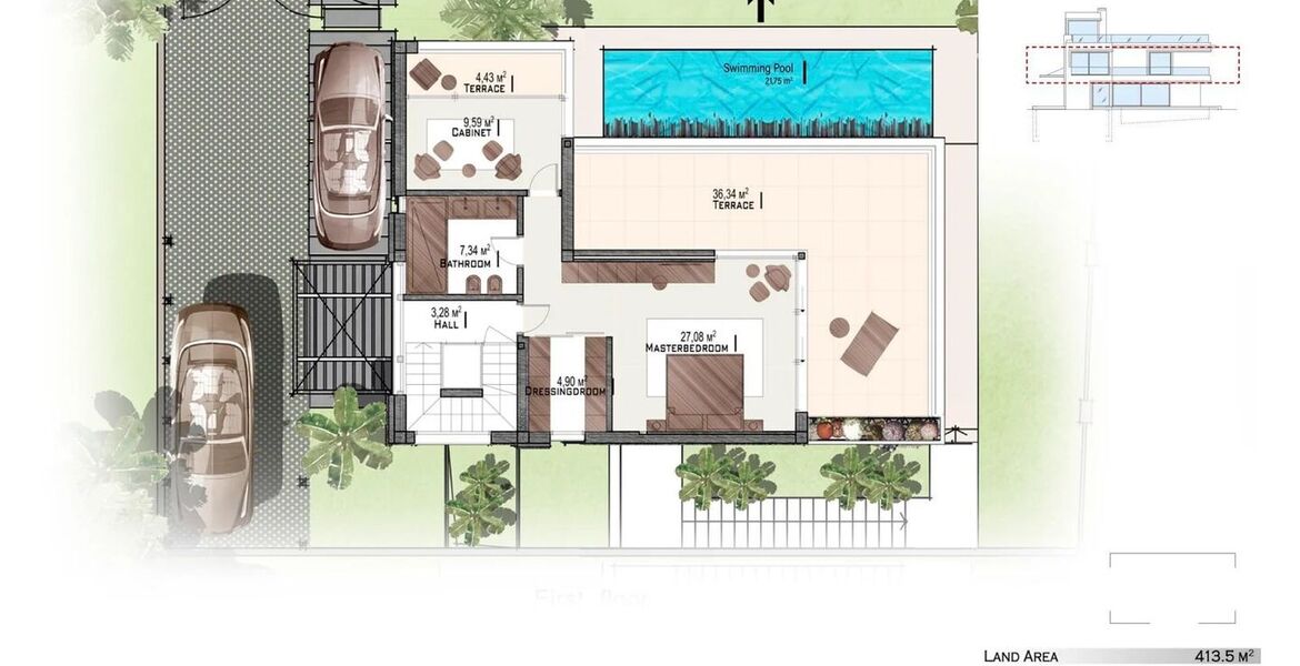 Villa moderne de 4 chambres à Río Verde avec piscine privée