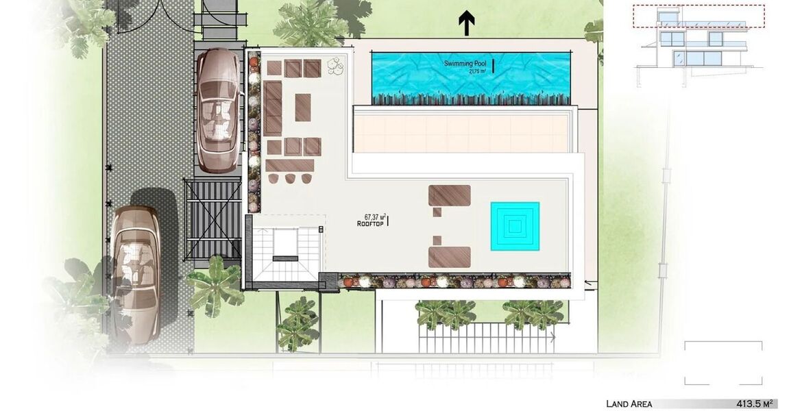 Villa moderne de 4 chambres à Río Verde avec piscine privée