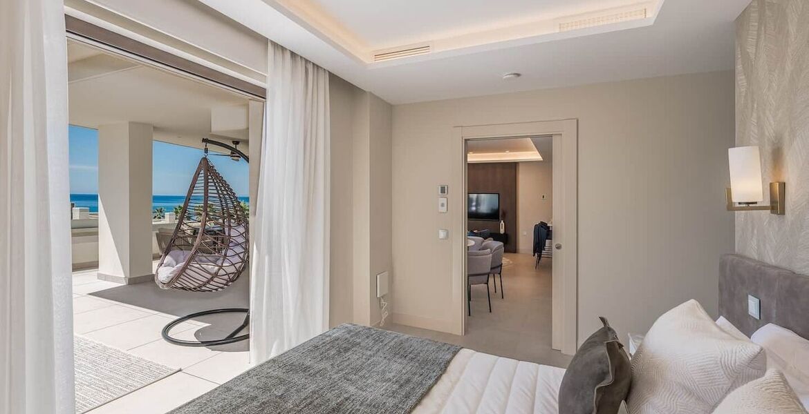 Apartamento de lujo en alquiler en primera línea de playa Es