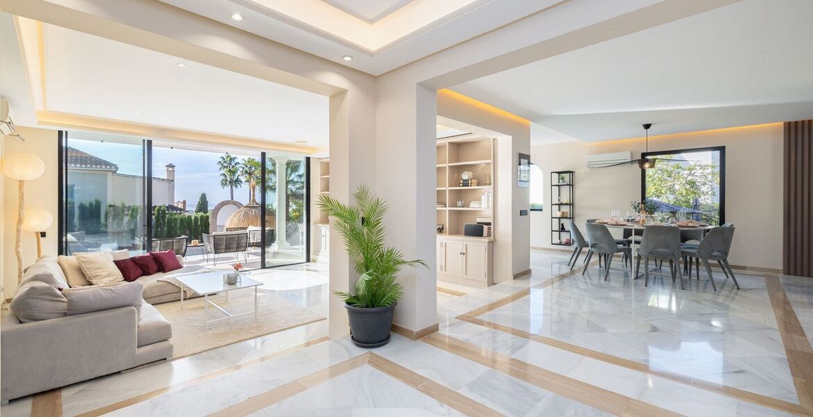Una Villa Encantadora y Moderna en Benahavis