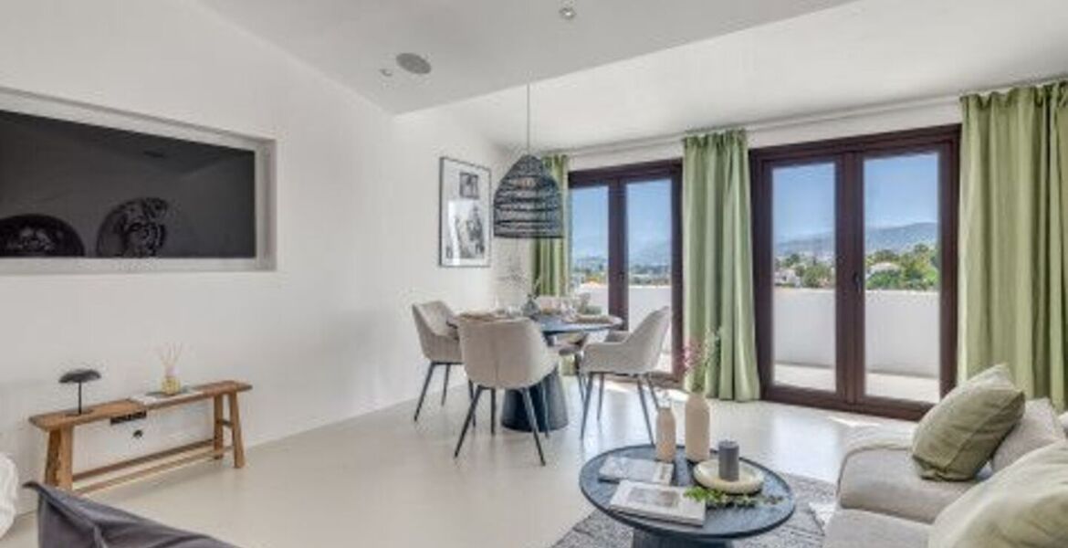Duplex Penthouse for rent in Golden Mile Marbella