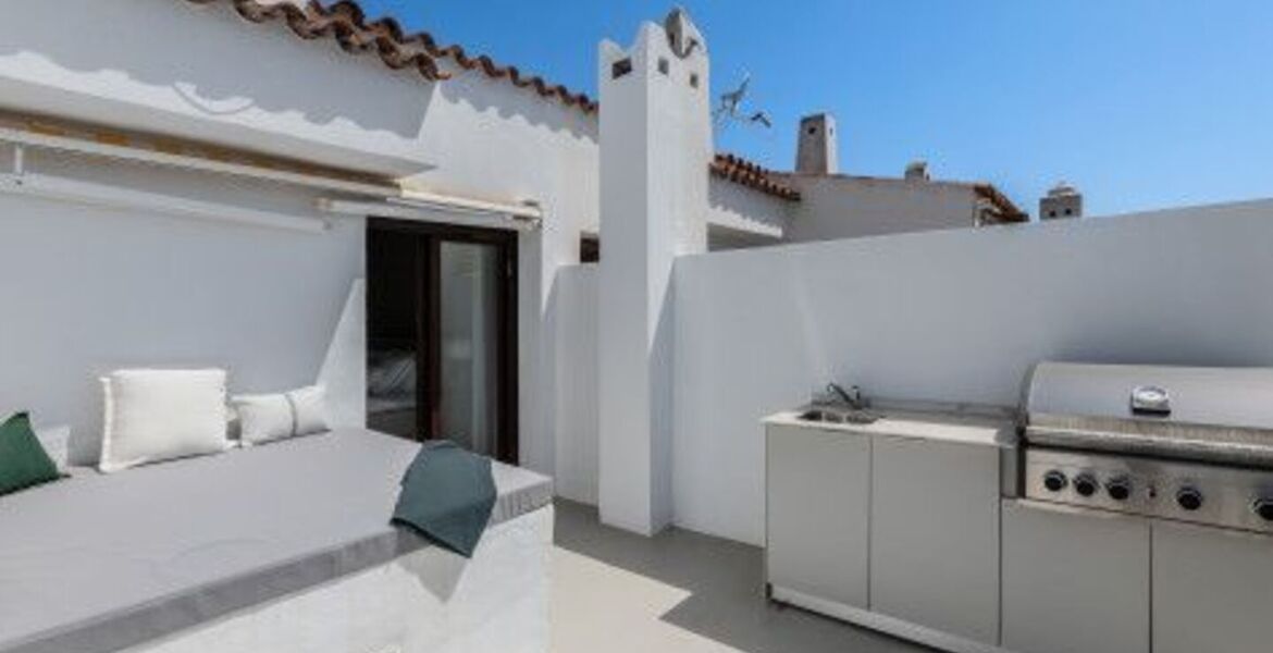 Duplex Penthouse for rent in Golden Mile Marbella