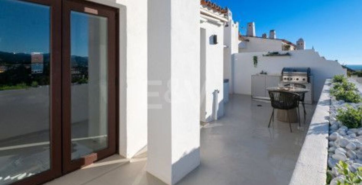 Duplex Penthouse for rent in Golden Mile Marbella