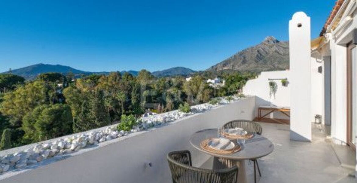 Duplex Penthouse for rent in Golden Mile Marbella