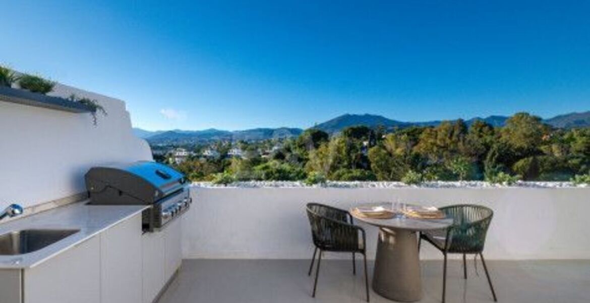 Duplex Penthouse for rent in Golden Mile Marbella