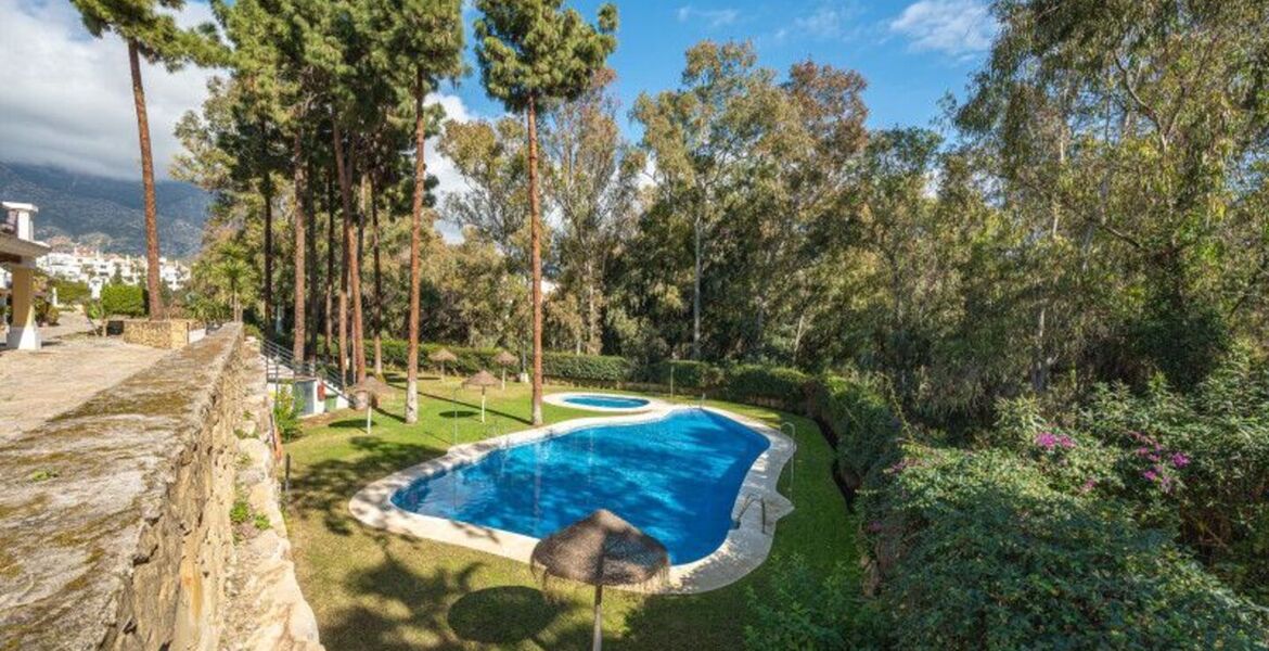 Two-bedroom ground floor apartment for rent in Marbella